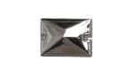 STONE SEWING PARALLELOGRAM SILVER BLACK