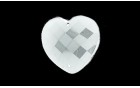 STONE SEWING HEART WHITE