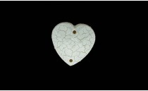 STONE SEWING WHITE PASTEL HEART