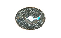 STONE SEWING WITH DESIGN OVAL