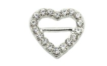 BUCKLE HEART WITH STRASS