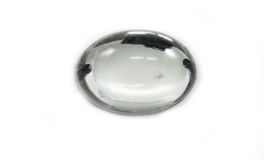 STONE SEWING OVAL WHITE CRYSTAL