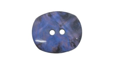 BUTTON POLYESTER SQUARE 2 HOLES