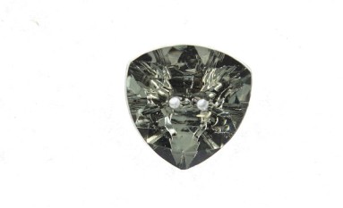 BUTTON STRASS TRIANGLE 2 HOLES