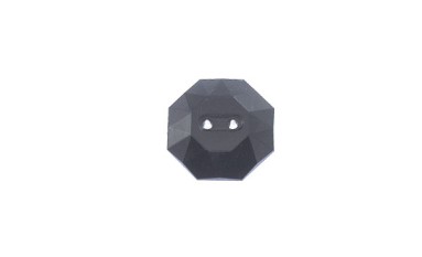 BUTTON STRASS POLYGON 2 HOLES