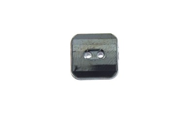 BUTTON STRASS SQUARE 2 HOLES