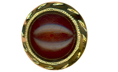 BUTTON PEARL WITH GOLD WITH SHANK - FOOT