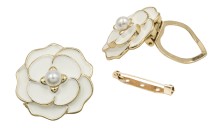 PIN DECORATIVE FLOWER WITH PEARL