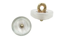 BUTTON POLYESTER WITH METAL BASE SHANK - FOOT